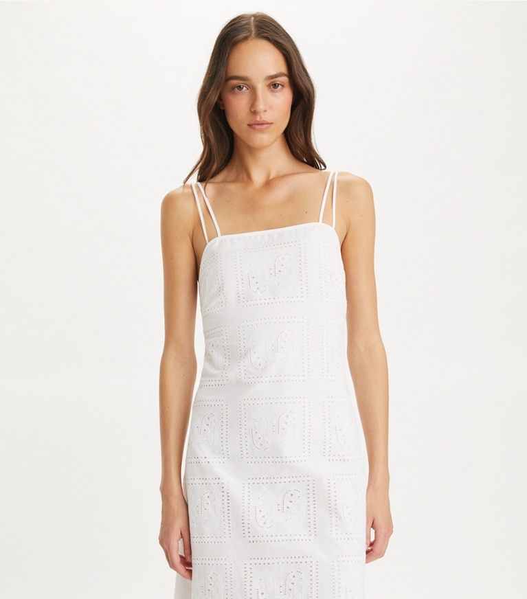 Cotton Eyelet Dress: Women's Designer Dresses | Tory Burch