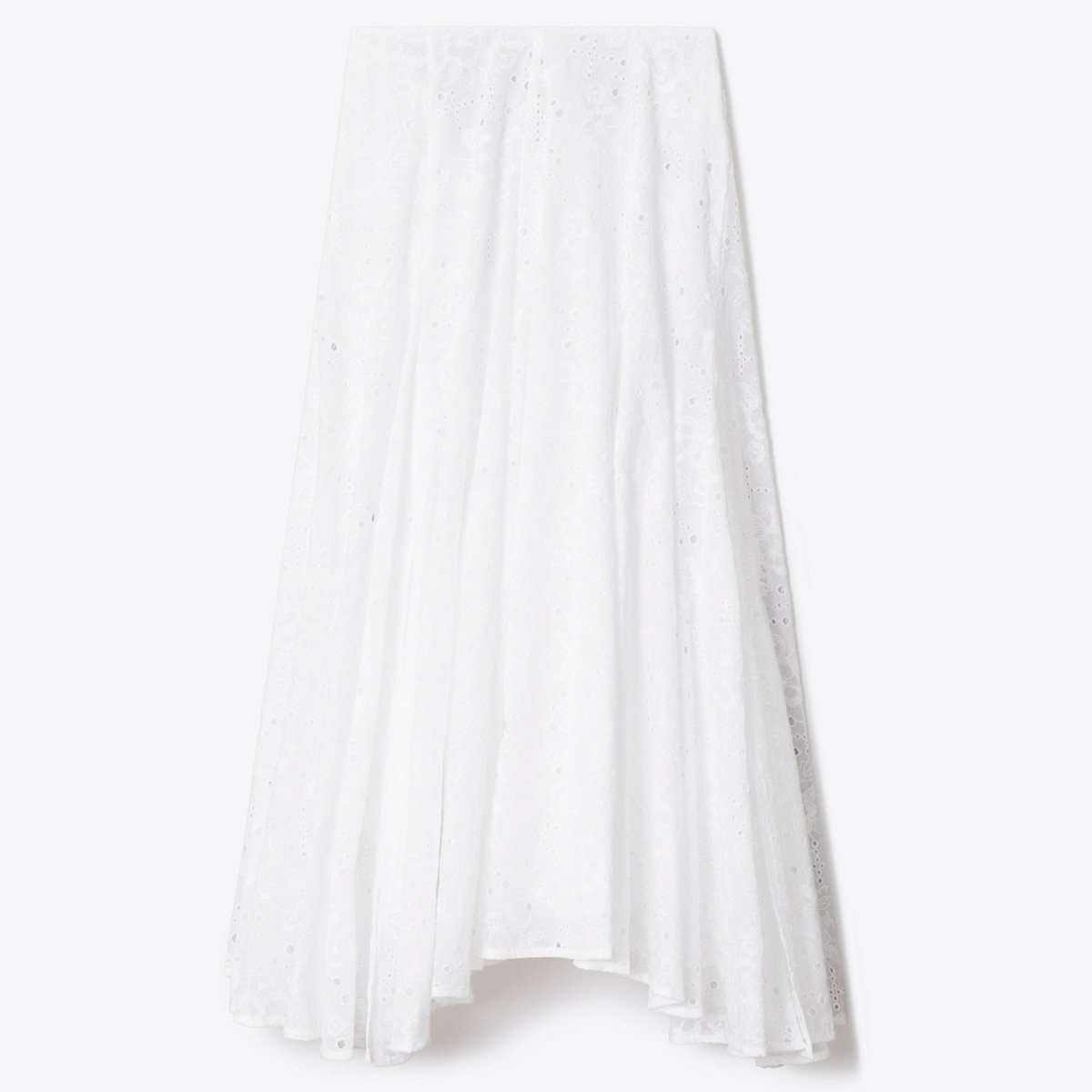 COTTON EYELET SKIRT