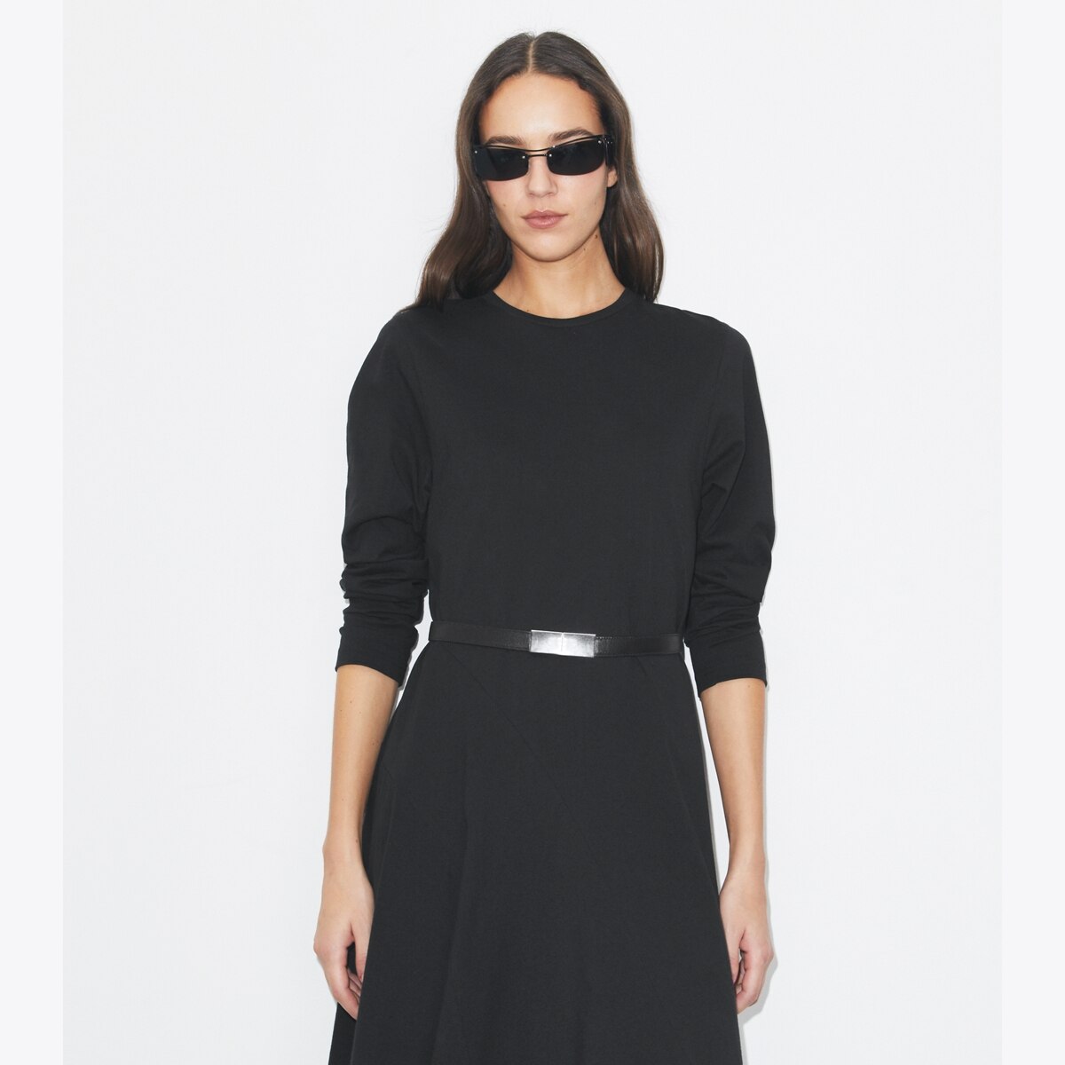 COTTON FLARED DRESS - thumbnail 5