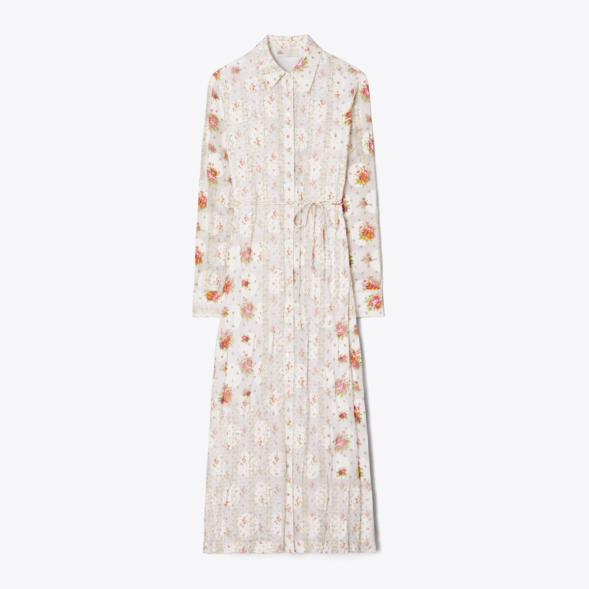 COTTON JACQUARD SHIRTDRESS