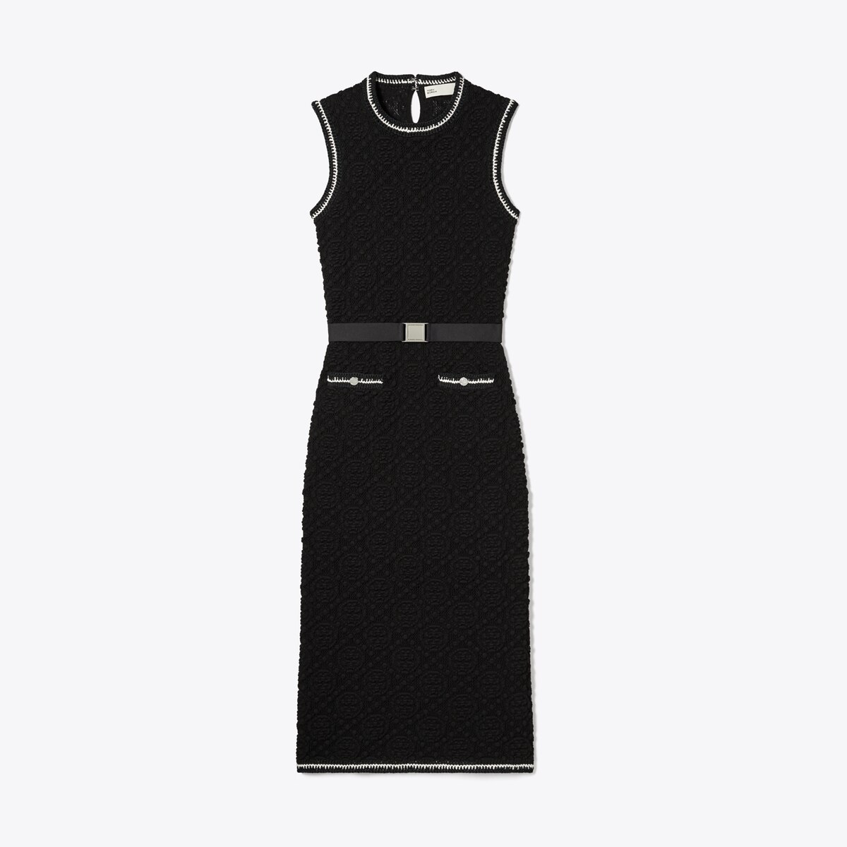 tory burch pointelle knit dress Tory Burch Women's Viscose Pointelle Dress in Ocean, size S