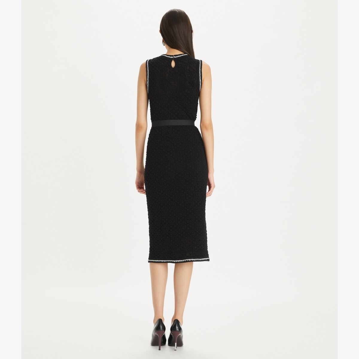 tory burch pointelle knit dress Cotton Pointelle Knitted Tank Dress: Women's Clothing | Dresses
