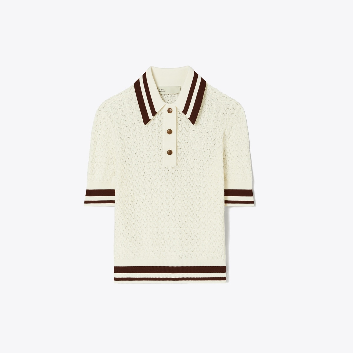 新品未使用  ☆ TORY BURCH フリルカラー半袖ポロシャツ 楽天市場】トリーバーチ（ポロシャツ｜トップス）：レディース