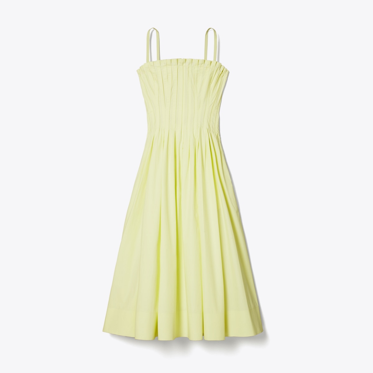 TORY BURCH ワンピース 服 Belted cotton poplin midi 921914 Belted cotton poplin midi dress in blue - Tory Burch | Mytheresa