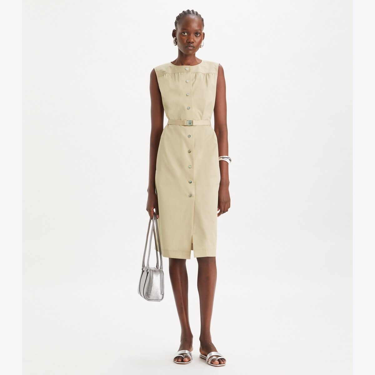 cotton-poplin-dress-on-model- cotton-poplin-dress-on-model-