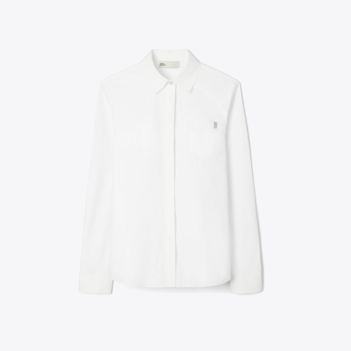 Tシャツ・カットソー Tory Burch White Cotton T-Shirt Cotton Poplin Shirt: Women's Designer Tops | Tory Burch