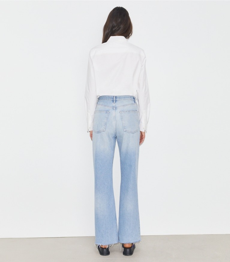 Tory Burch designer tops Cotton Poplin Shirt in White front