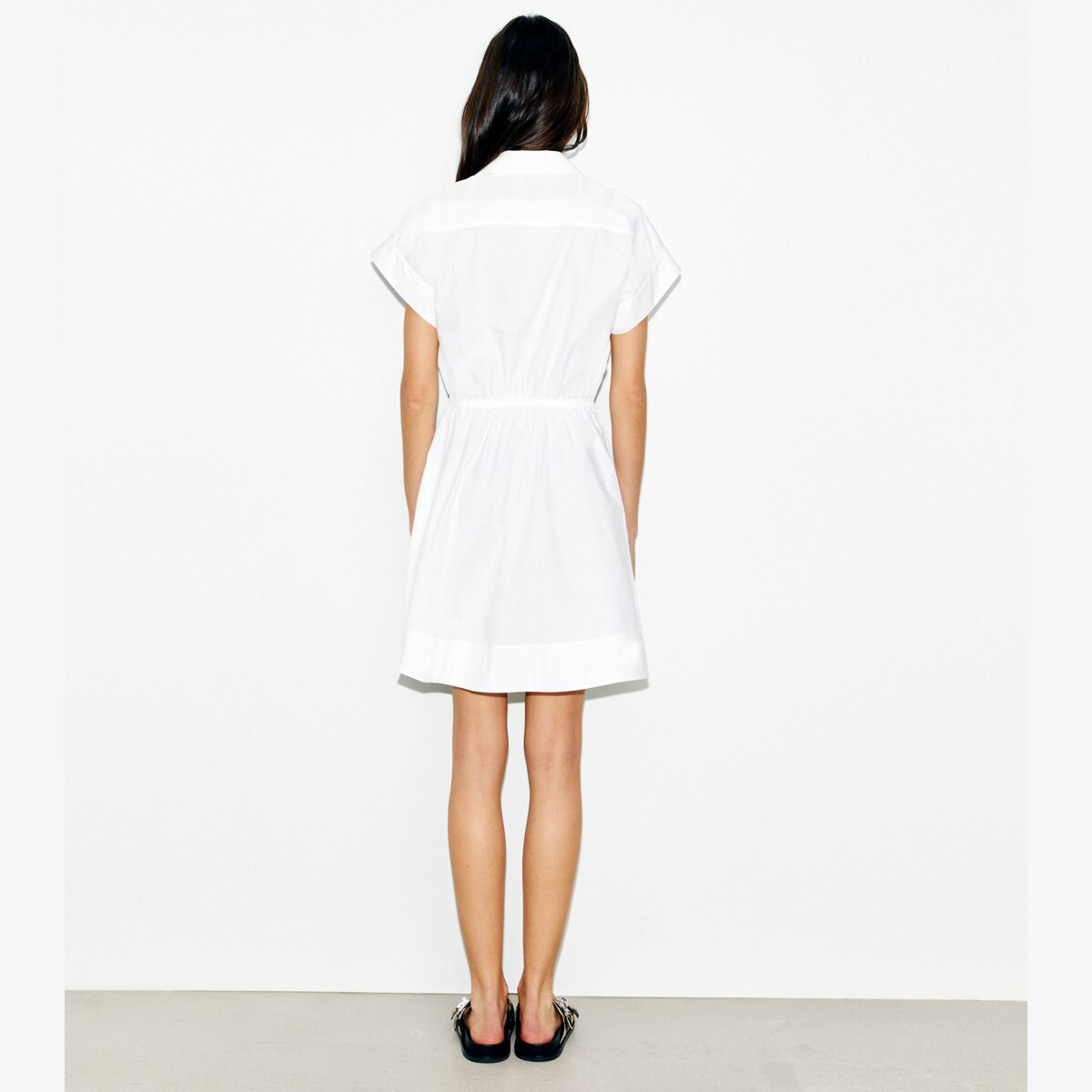 Cotton Poplin Shirtdress: Women's Designer Dresses | Tory Burch