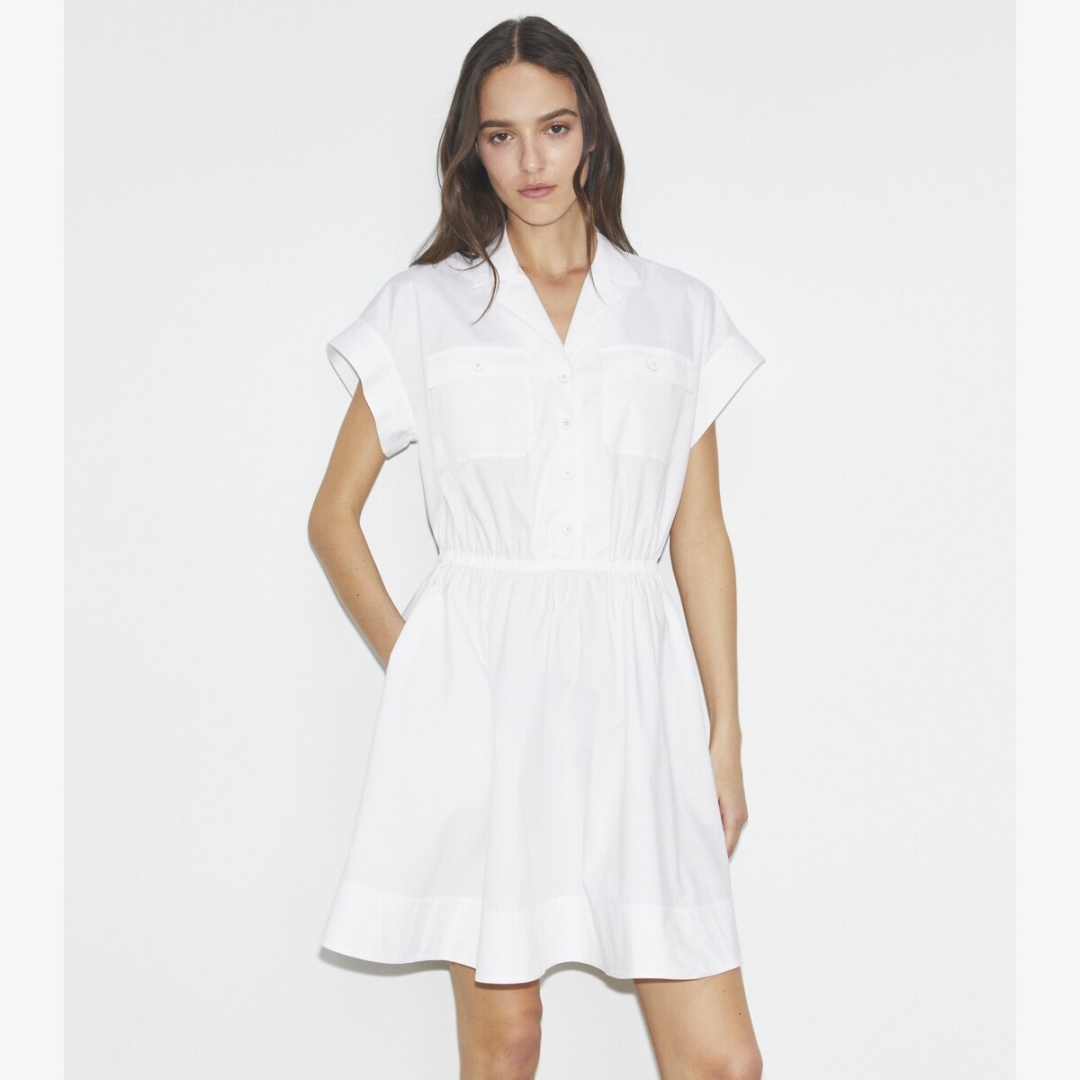 TORY BURCH|DRESSES (COTTON POPLIN SHIRTDRESS (159727-00 Cotton Poplin Shirtdress: Women's Designer Dresses | Tory Burch