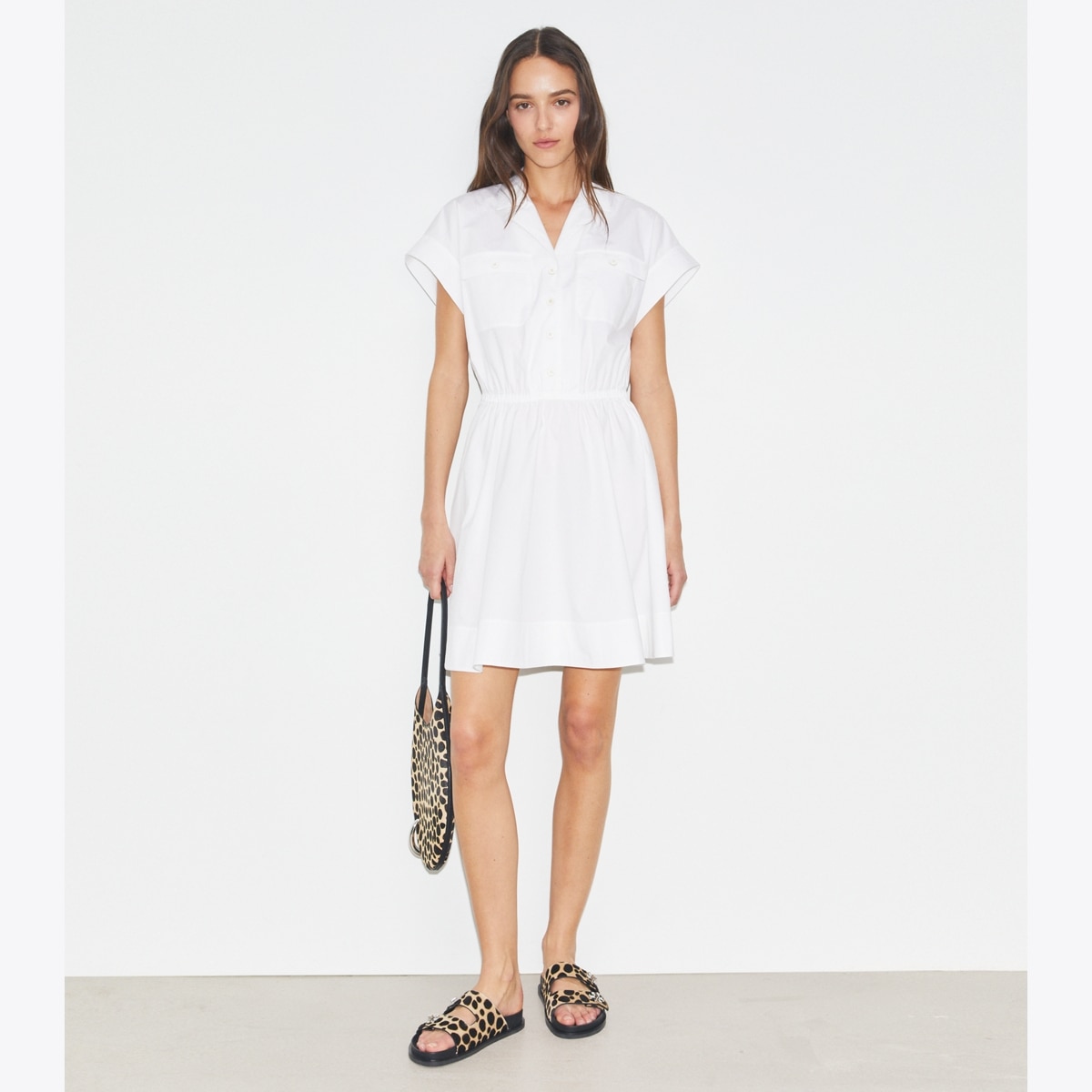 【TORY BURCH】COTTONE POPLIN SHIRTDRESS Cotton Poplin Shirtdress: Women's Designer Dresses | Tory Burch