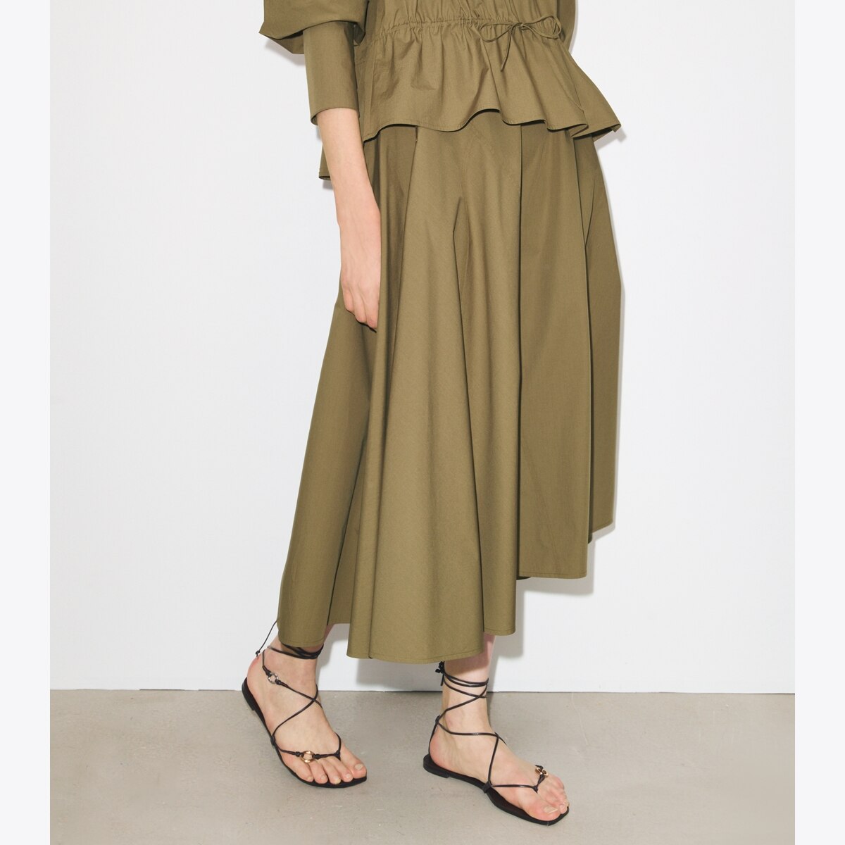 COTTON POPLIN SKIRT - thumbnail 5