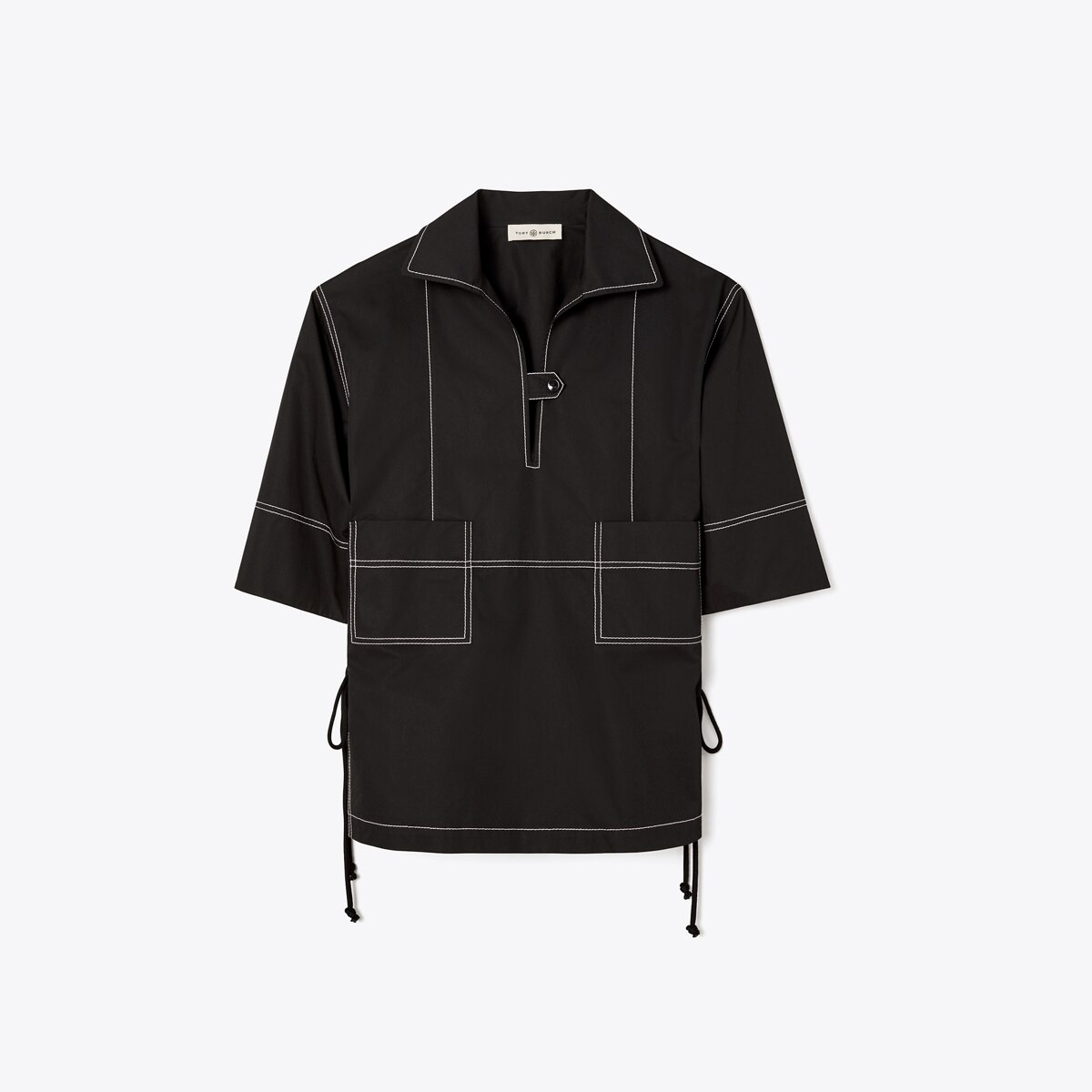 Tory Burch Women's Tory Tunic Cotton Shirt Black