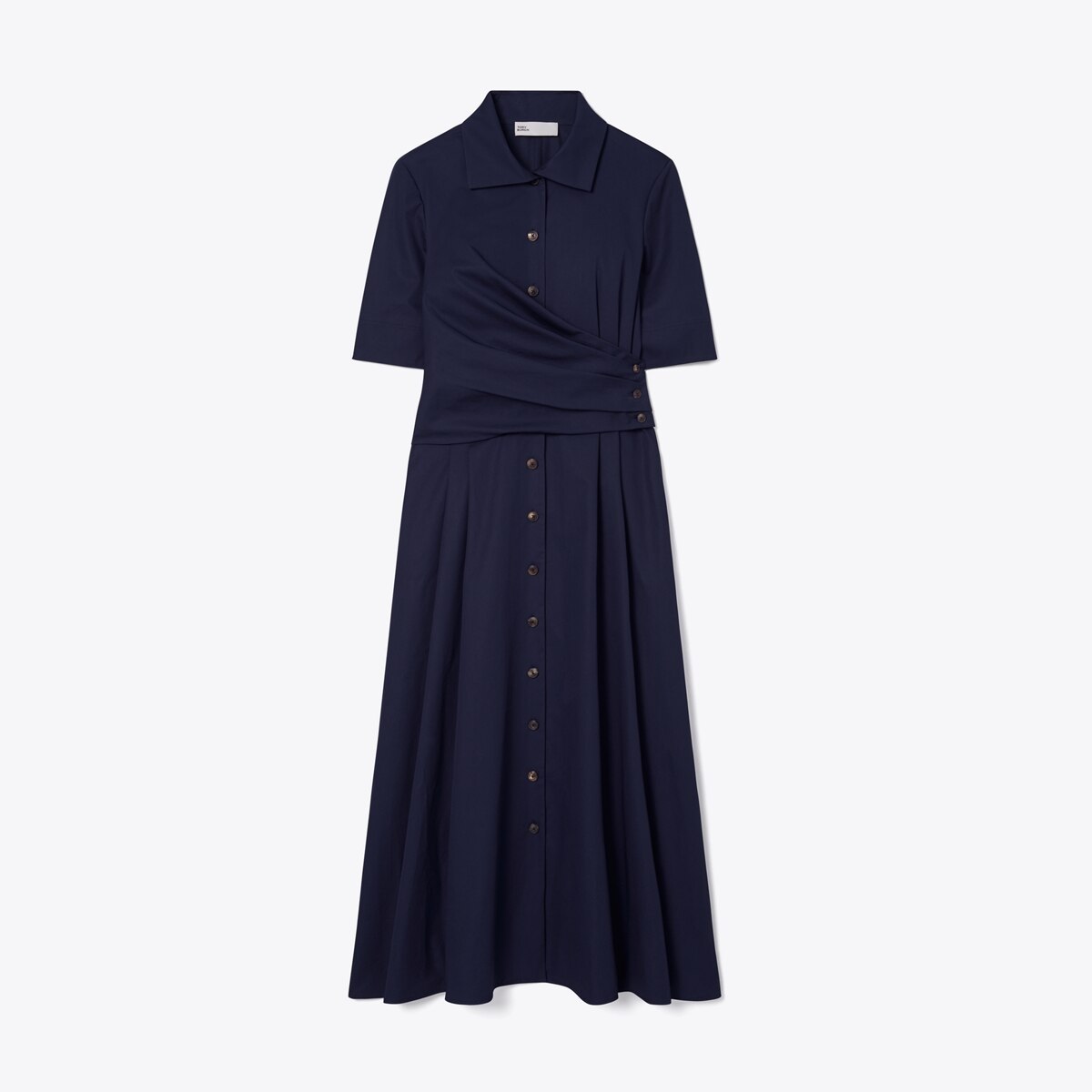 Cotton Poplin Wrap Shirtdress: Women's Designer Dresses | Tory Burch