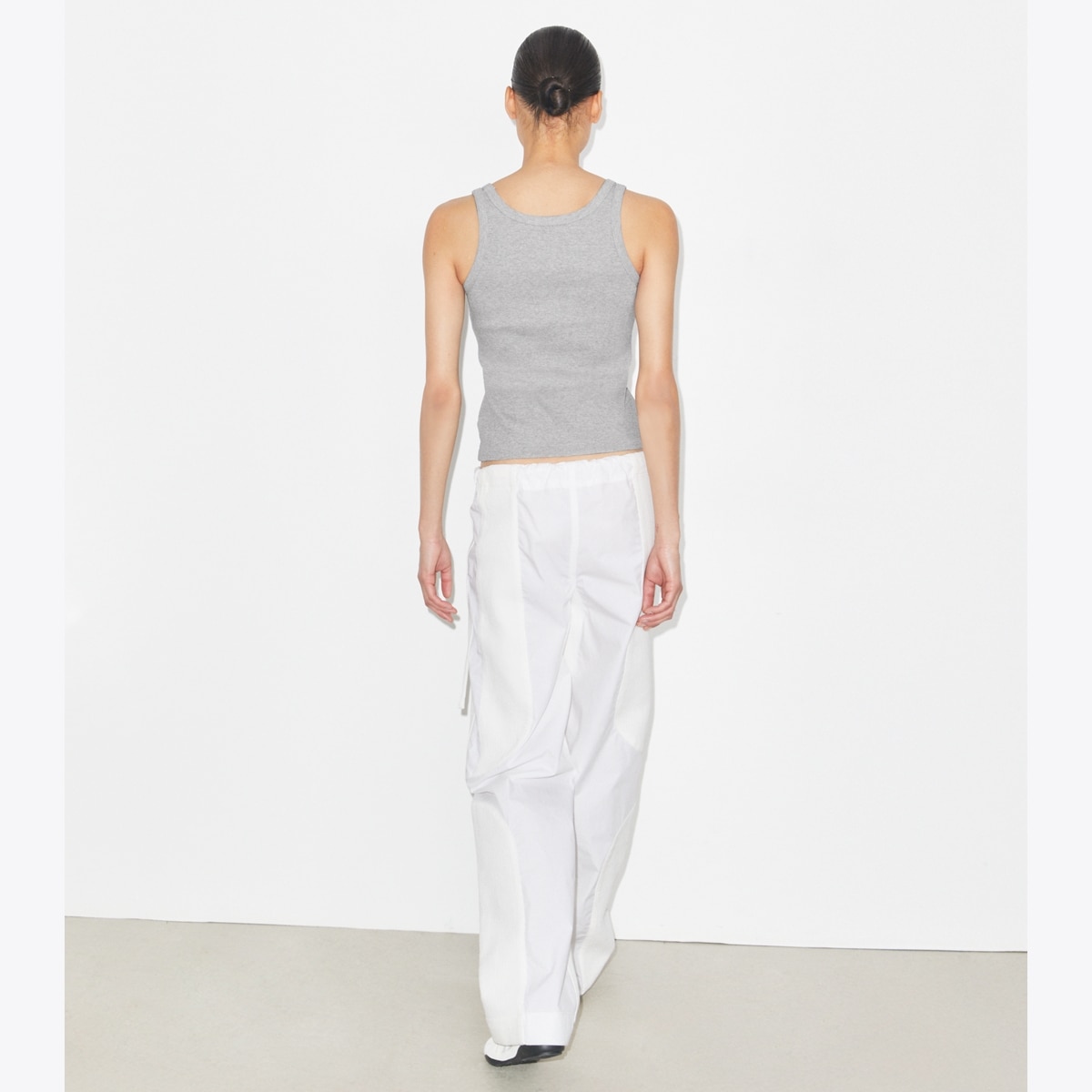 Cotton Scoop Tank: Women's Designer Tops | Tory Burch