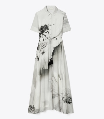 ワンピース TORY BURCH COTTON SHIRT DRESS Cotton Poplin Shirtdress: Women's Designer Dresses | Tory Burch