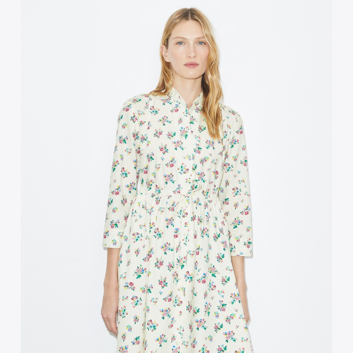 sachin and babi light blue dress Tory Burch Embroidered linen dress - Black