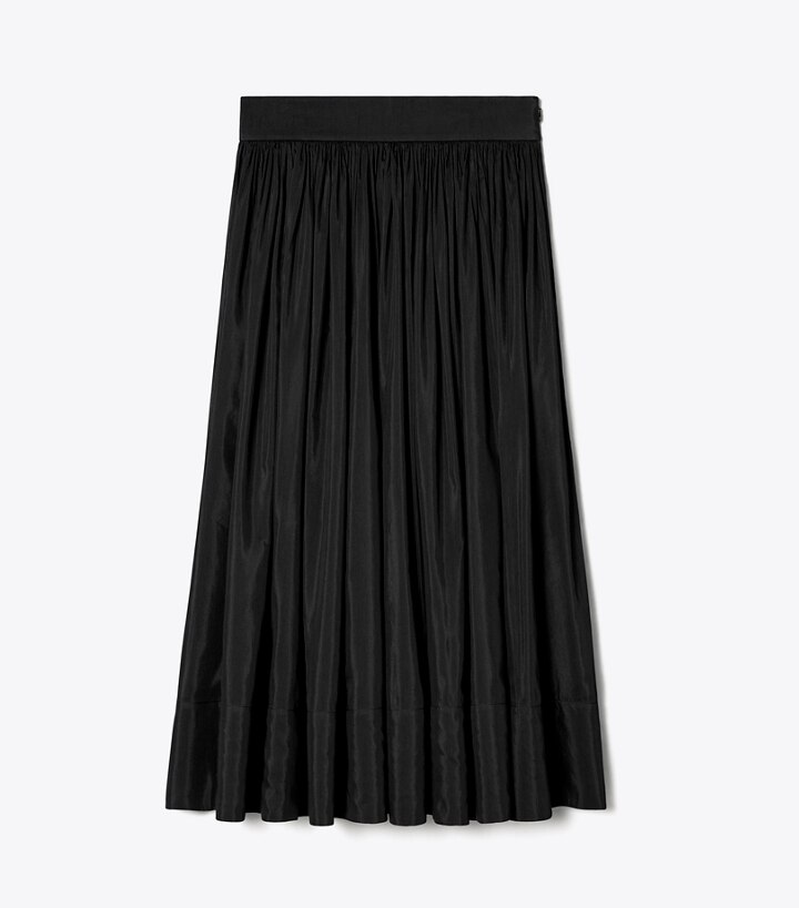 Cotton Silk Mid-Length Skirt: Women's Designer Coverups | Tory Burch
