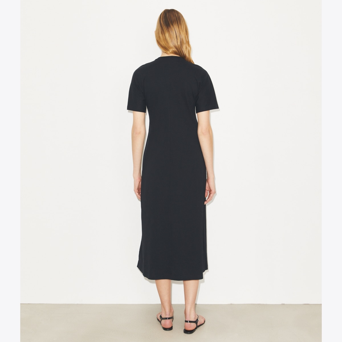 knee length t shirt dress Shomport Summer Casual for Women Comfortable T-Shirt Dress Round Neck Short Sleeve Loungewear Dresses, Women's, Size: Small, Green Relaxed maxi silhouette loose Oversized Knee-Length T-shirt Dress