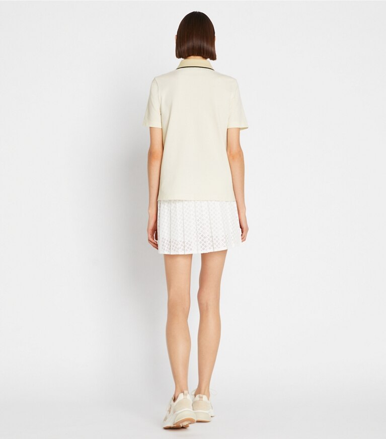 美品】Tory Burchレディースラッフルトリム ポロシャツ