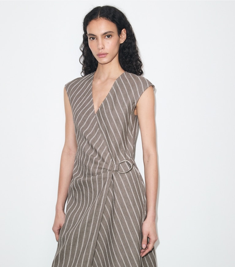 Cotton Wrap Dress Women's Designer Dresses Tory Burch — free download