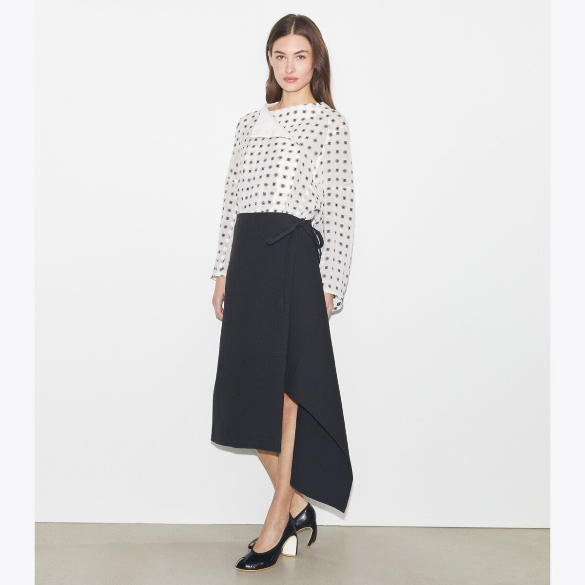 スカート Tory Burch Cotton Skirt With Logoed Buttons Cotton skirt with logoed buttons TORY BURCH - Nugnes1920