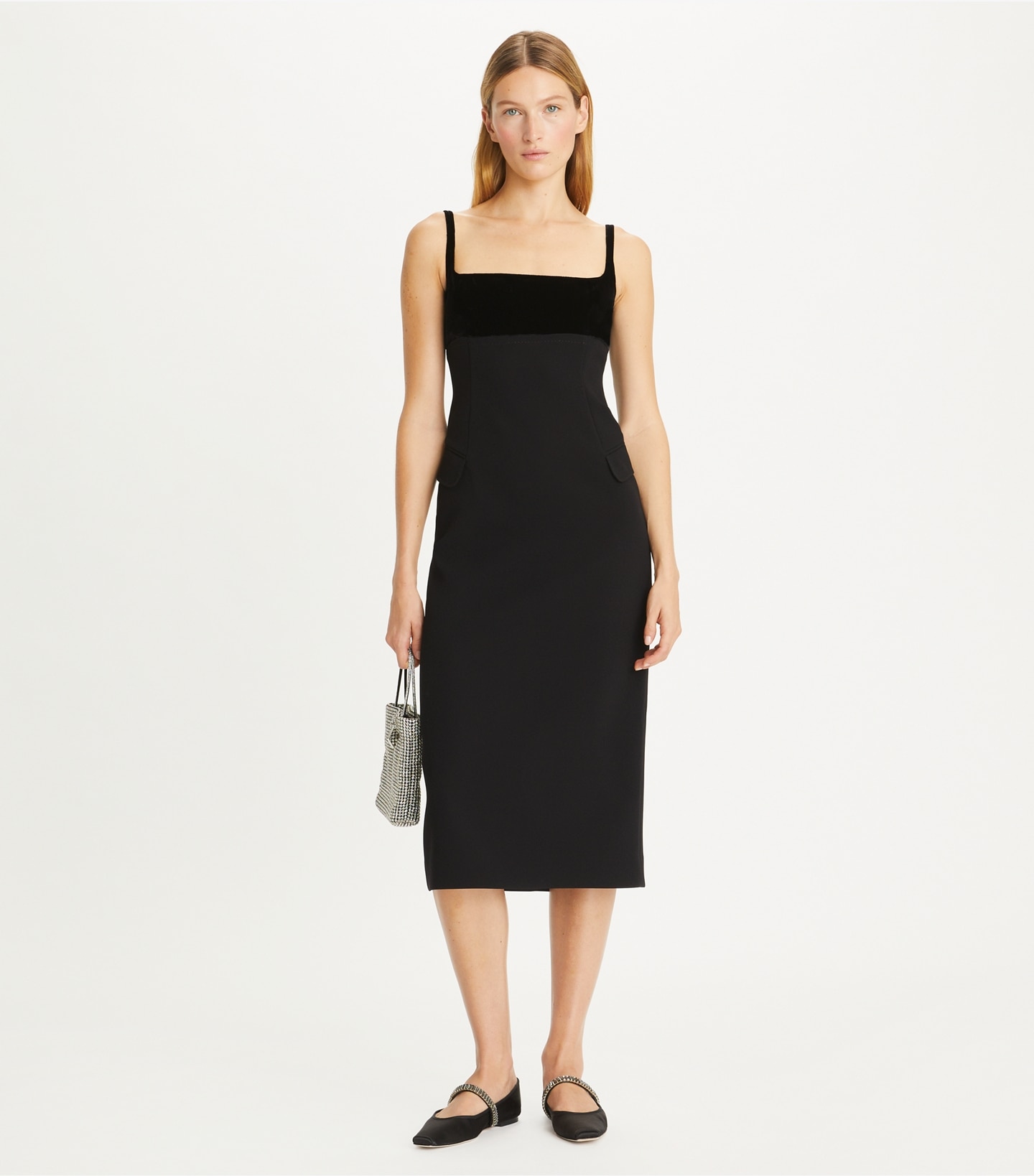 Crepe Slip Dress