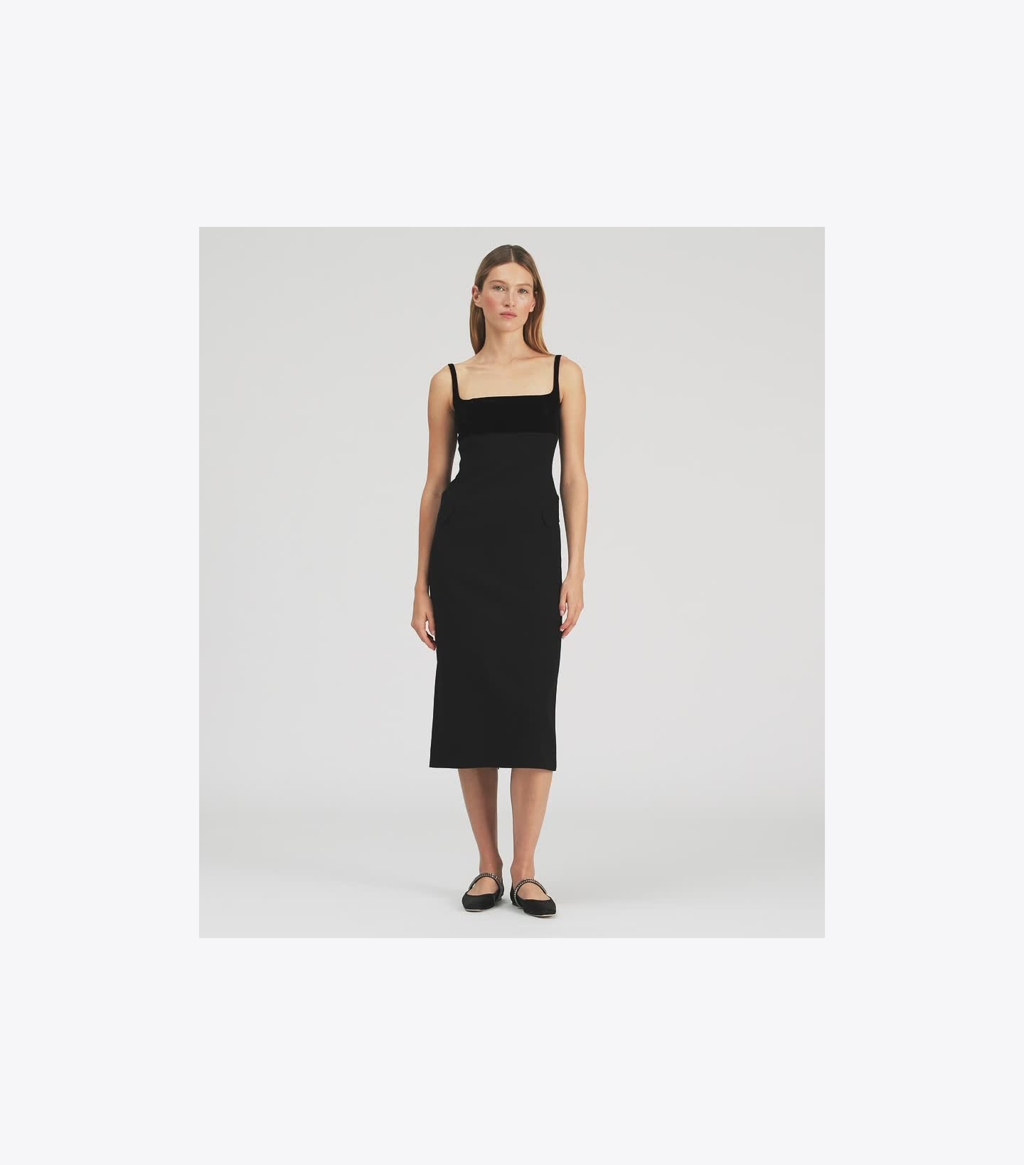 Crepe Slip Dress