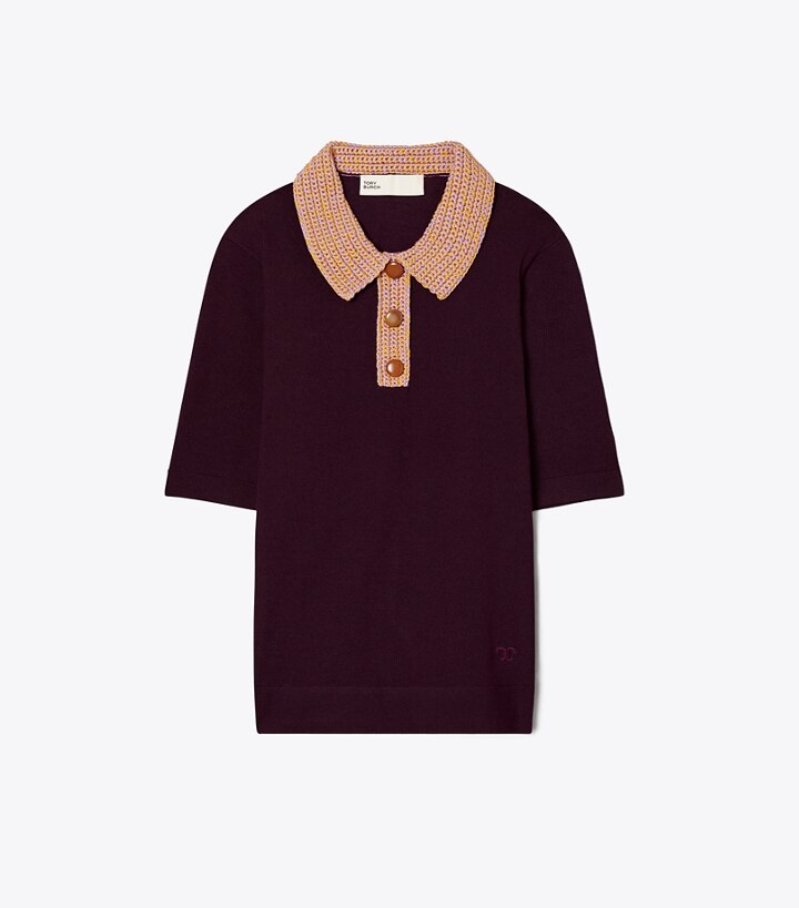 Tory Burch Women's Peter Pan-Collar Sweater Dress