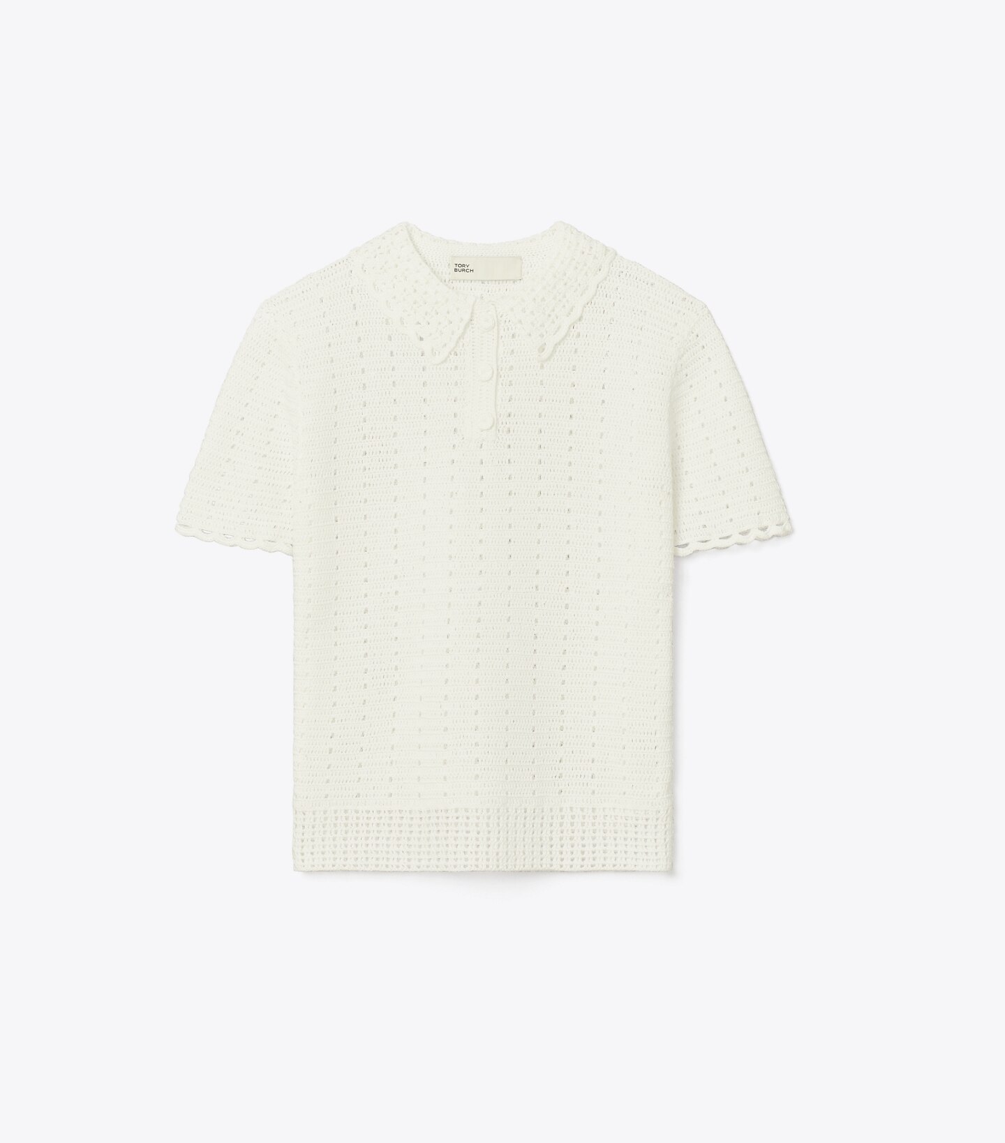 Crochet Cotton Polo