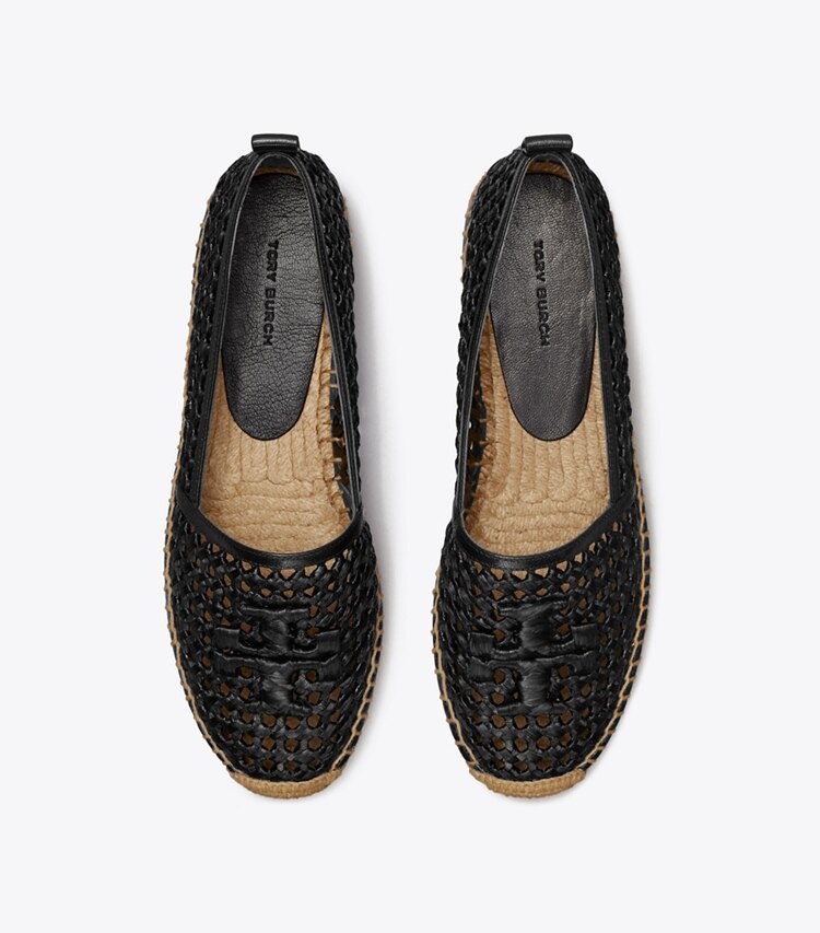Tory Burch designer エスパドリーユ クロシェ アリーン エスパドリーユ in PERFECT BLACK オーバーヘッド