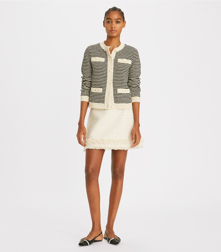 Crochet Kendra Cardigan Women's Designer Sweaters Tory Burch