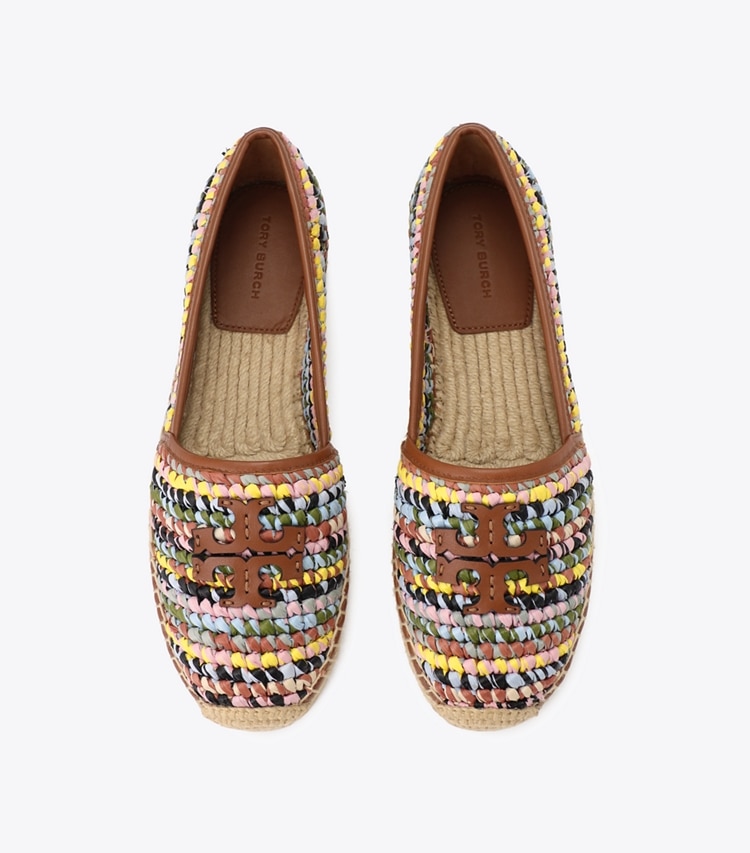 Tory Burch designer エスパドリーユ クロシェ エスパドリーユ in MULTI / SIERRA TAN オーバーヘッド