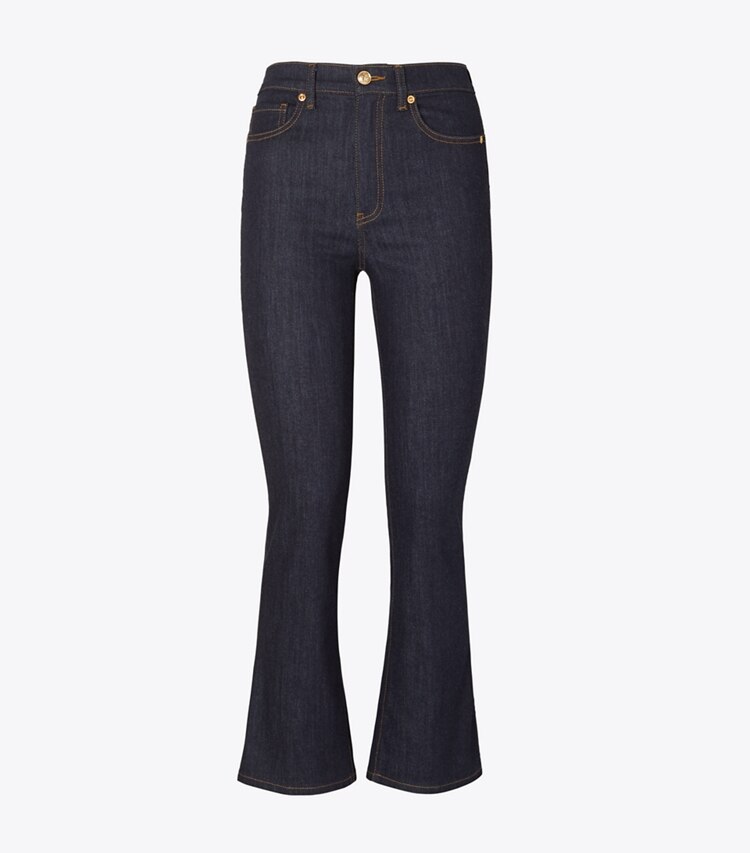 Cropped Boot-Cut Jean: Women's Designer Bottoms | Tory Burch