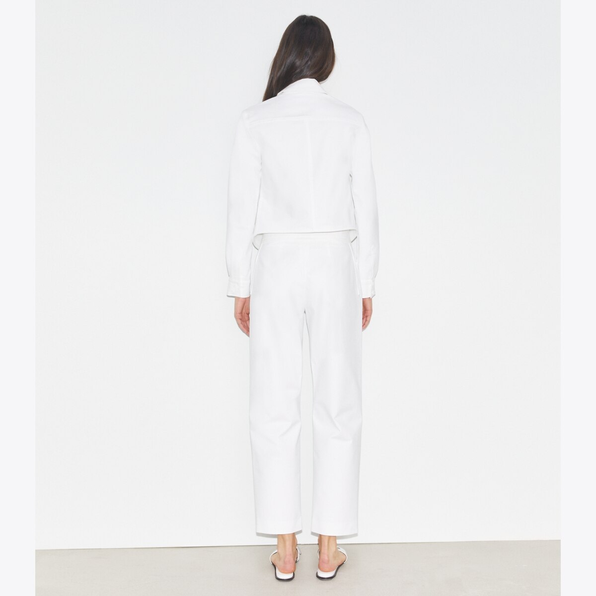 CROPPED COTTON JACKET - thumbnail 3