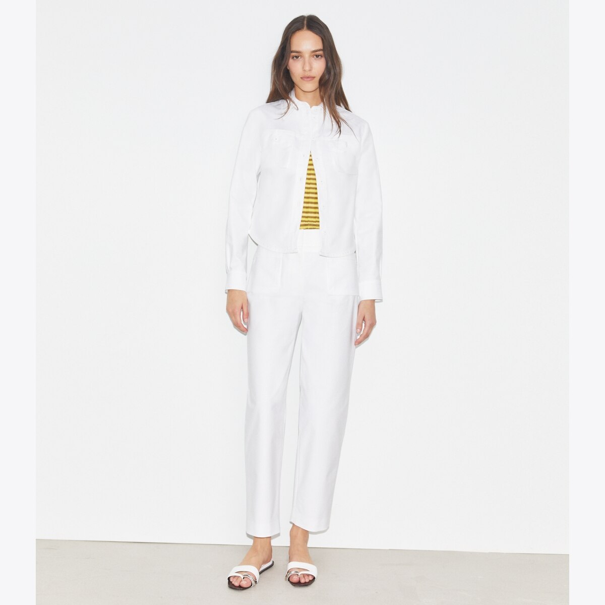 CROPPED COTTON JACKET - thumbnail 2