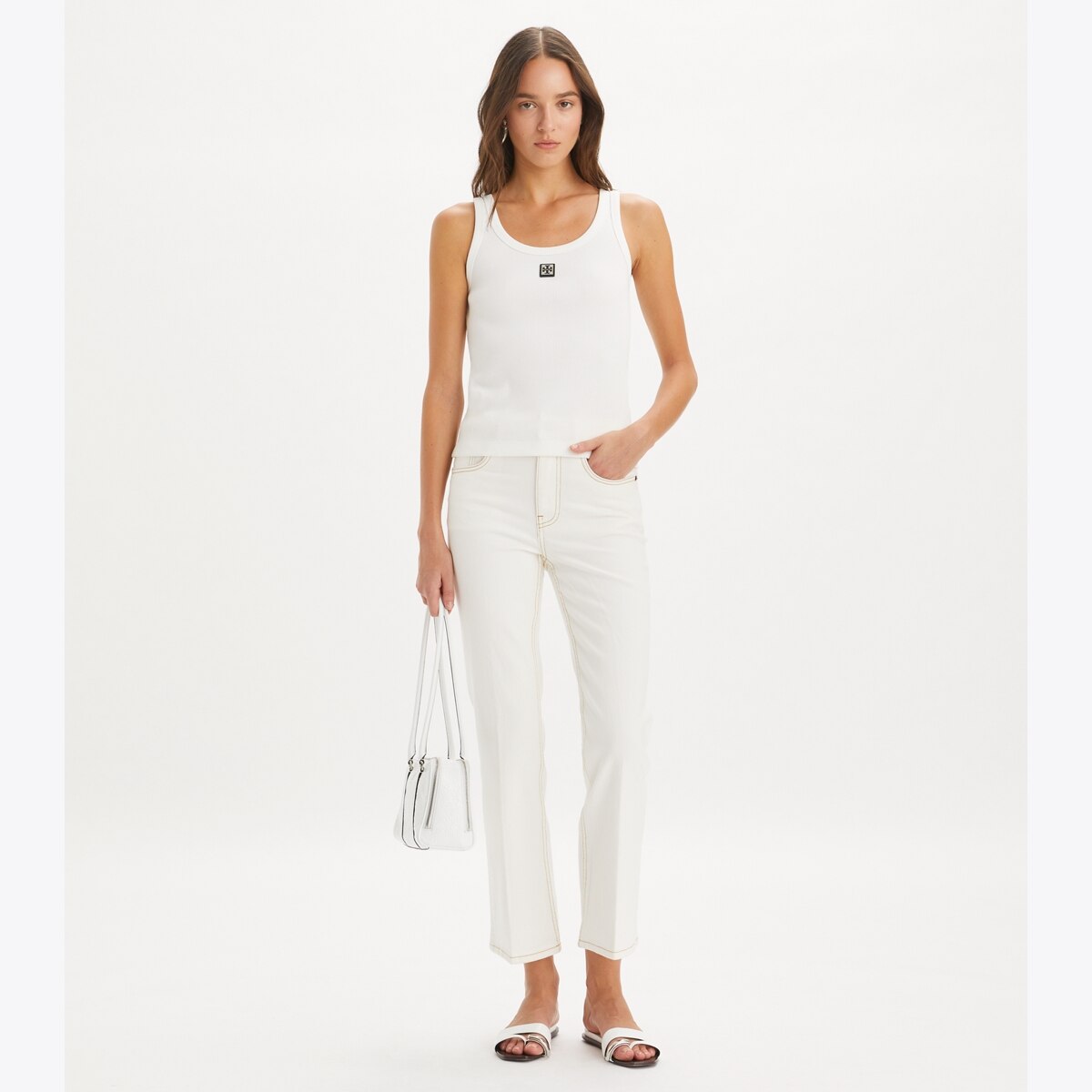 TORY BURCH ミットライスフレアシンス 153248 401 Miller Patent Sandal: Women's Designer Sandals | Tory Burch