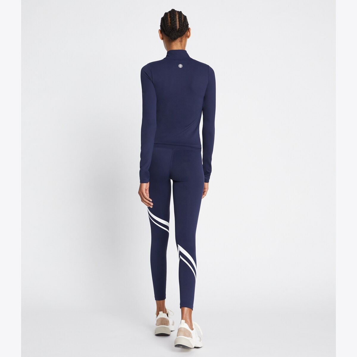 Printed Mesh Crewneck: Women's Designer Tops | Tory Burch