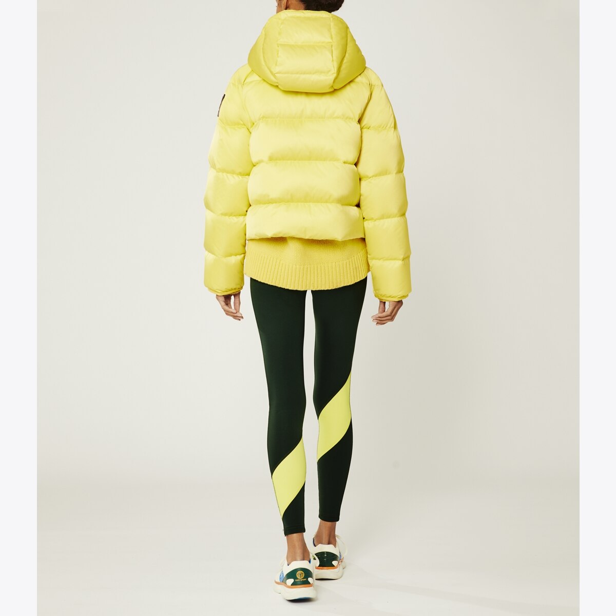 Cropped Performance Satin Down Jacket: Women's Designer