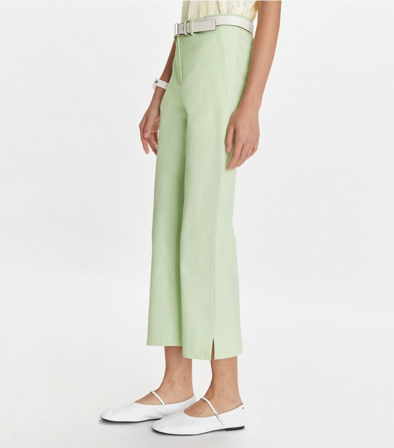 Tory Sport designer bottoms Cropped Stretch Golf Pant in Light Peppermint front