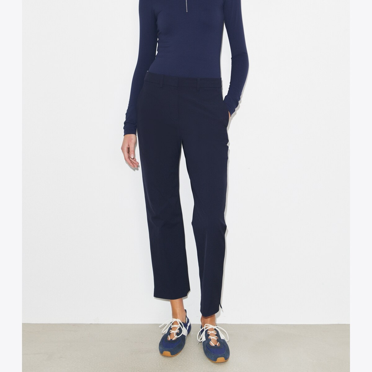 Plus Women's Wide Leg Cargo Capri Pants - Blue - Size 20W - Oxford Navy