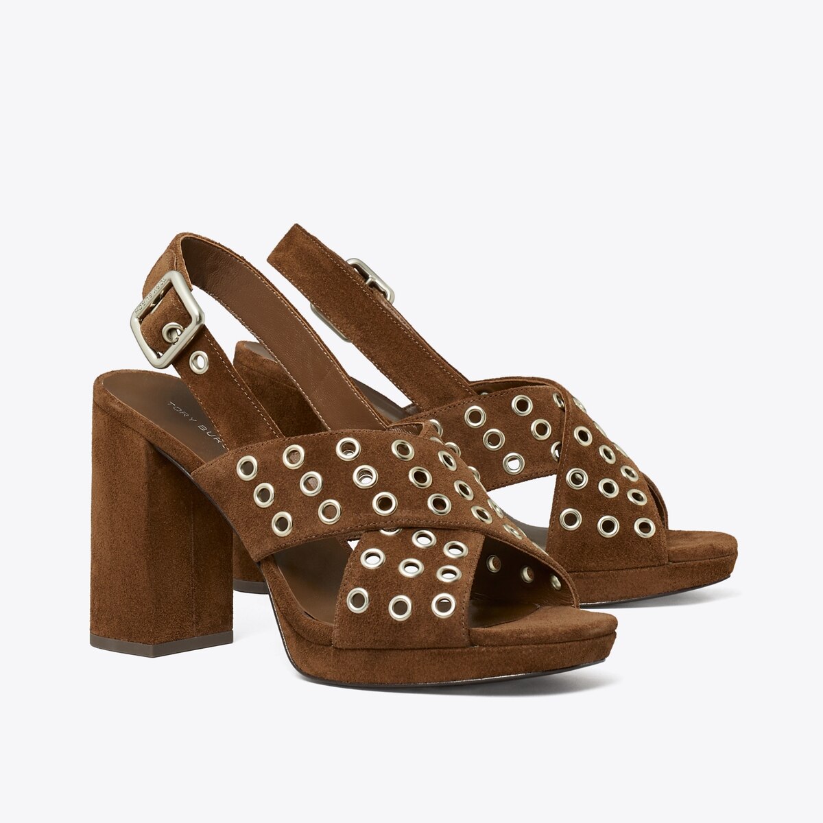 Cross-Band Heeled Sandal: Women display picture 1