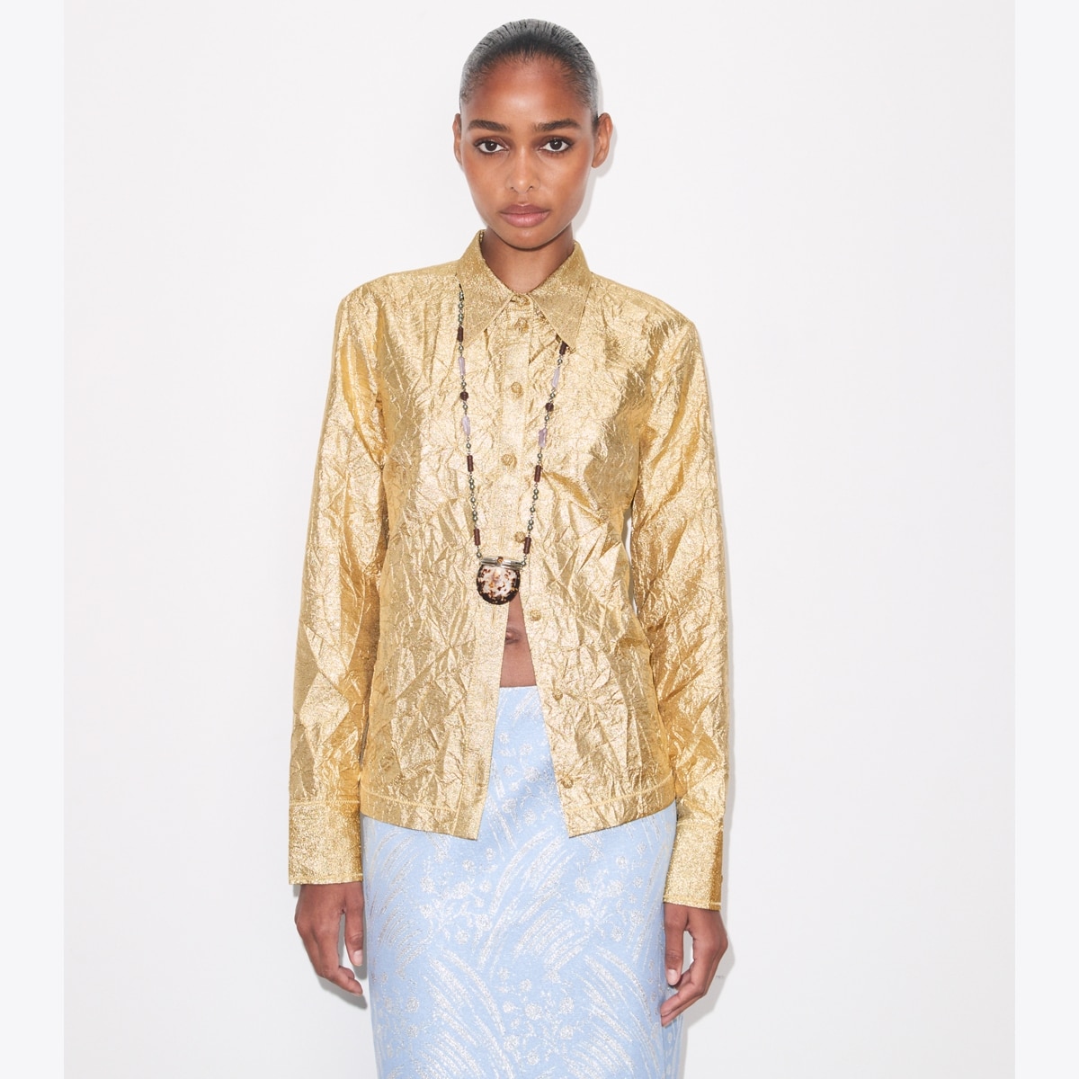 crushed-silk-shirt-on-model-