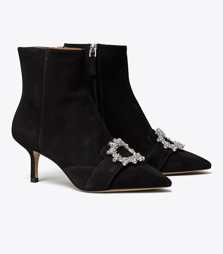 Crystal-Buckle Bootie: Women's Designer Ankle Boots | Tory Burch