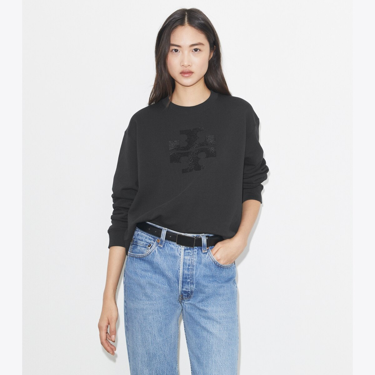 CRYSTAL LOGO SWEATSHIRT - thumbnail 2