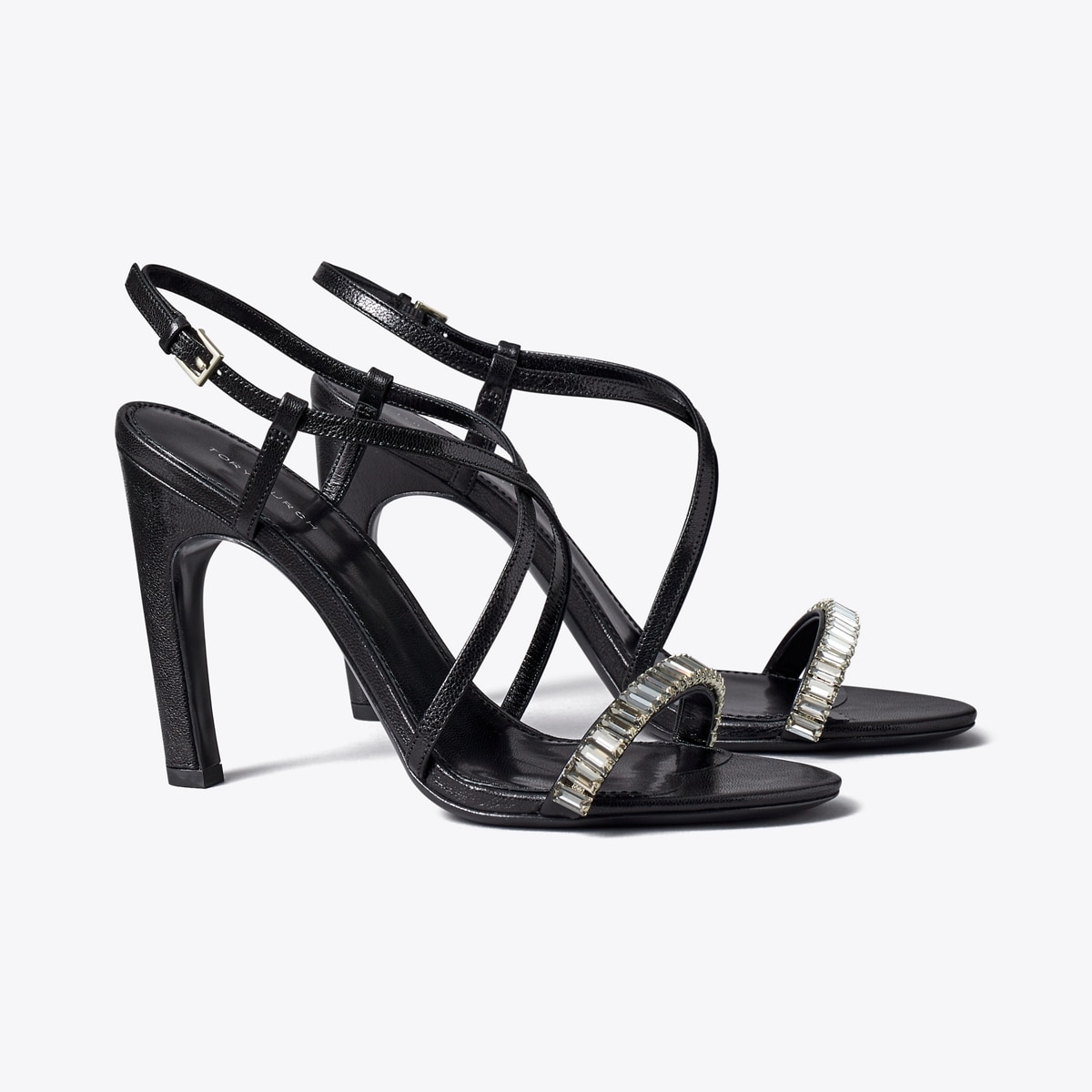 Crystal Strappy Heeled Sandal: Women's Designer Sandals | Tory Burch