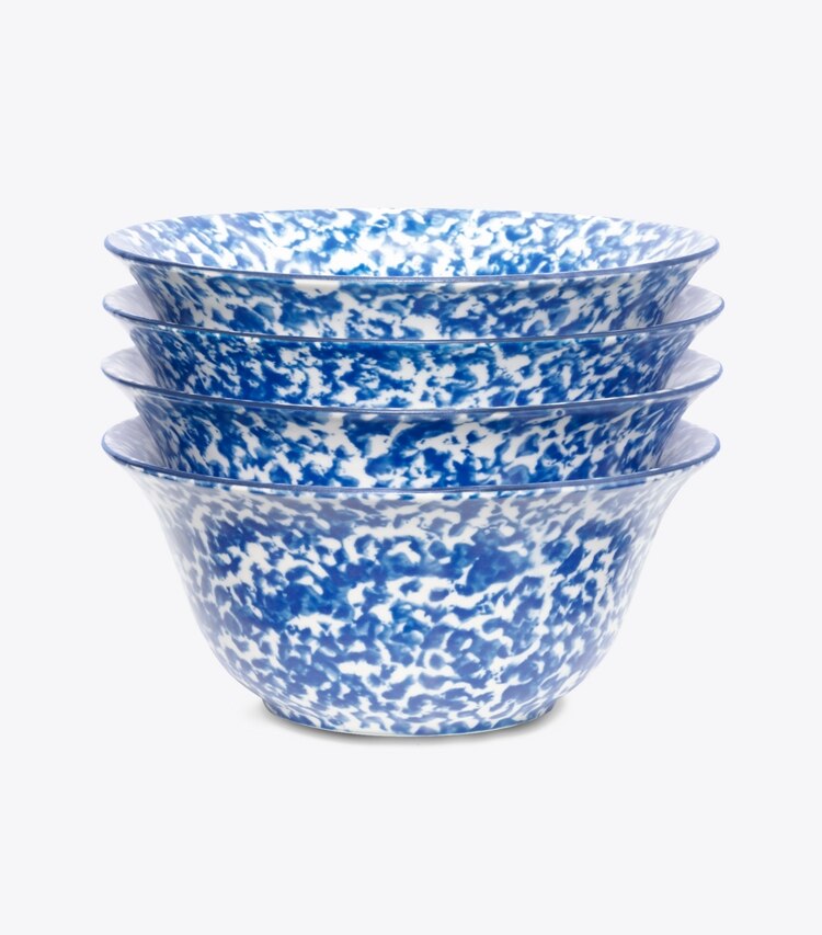 Tory Burch diseñador artículos de mesa & cristalería Cuenco pequeño de loza esponjada, set de 4 en Sponge grupo