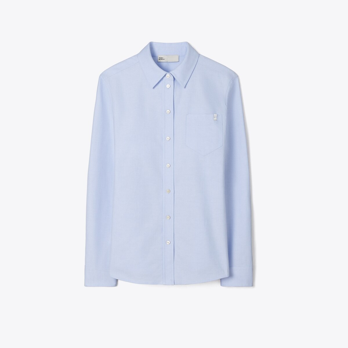 Cuffed Cotton Shirt: Women's Designer Tops | Tory Burch