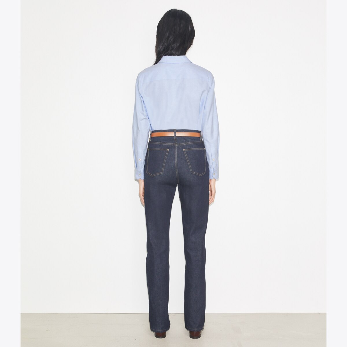 Cuffed Cotton Shirt: Women's Designer Tops | Tory Burch