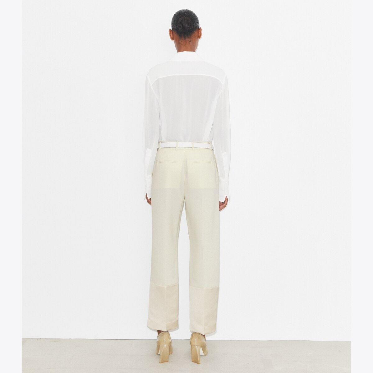 CUFFED VISCOSE SHIRT - thumbnail 5