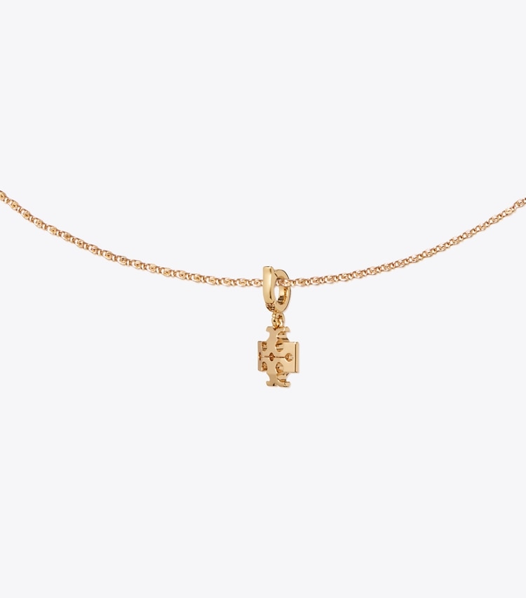 Tory Burch designer necklaces Curiosity Chain Necklace in Tory Gold / Cream detail
